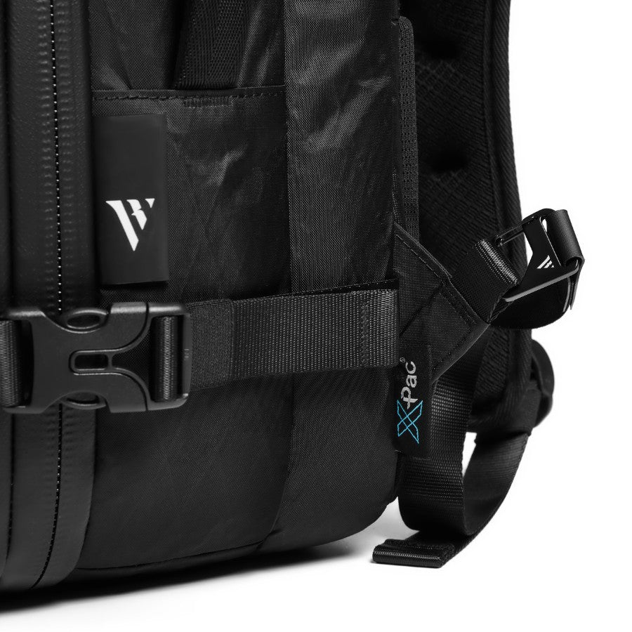 Zephyr 60L Vacuum-Seal Air Compression Travel Backpack – Black Voyage