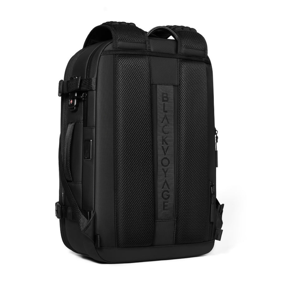 Aero 60L Vacuum-Seal Air Compression Travel Backpack – Black Voyage