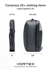 21L Vortex Seal Compression Travel Bag