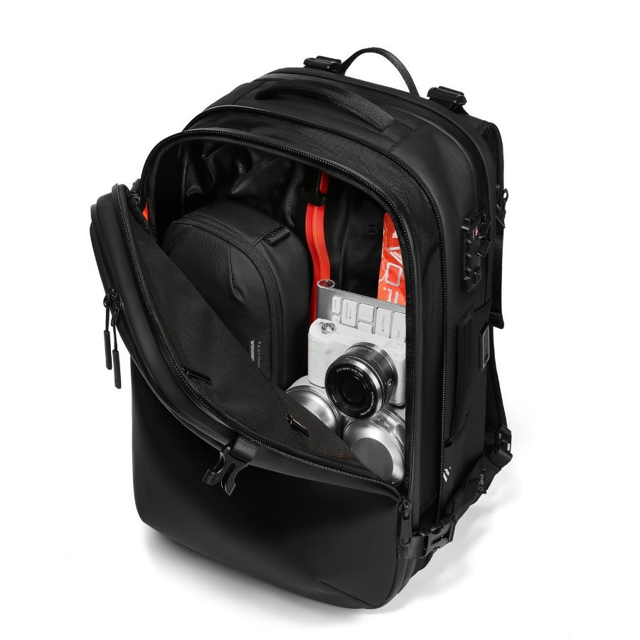 Zephyr Pro 60L - Vacuum-Seal Travel Backpack – Black Voyage