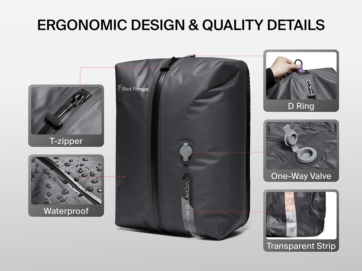 Vortex Seal Compression Travel Bag