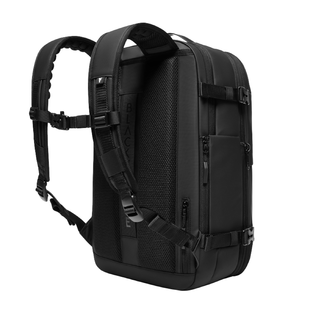 Aero 60L Vacuum-Seal Air Compression Travel Backpack Black Voyage Aero 60L Vacuum-Seal Air Compression Travel Backpack Black Voyage