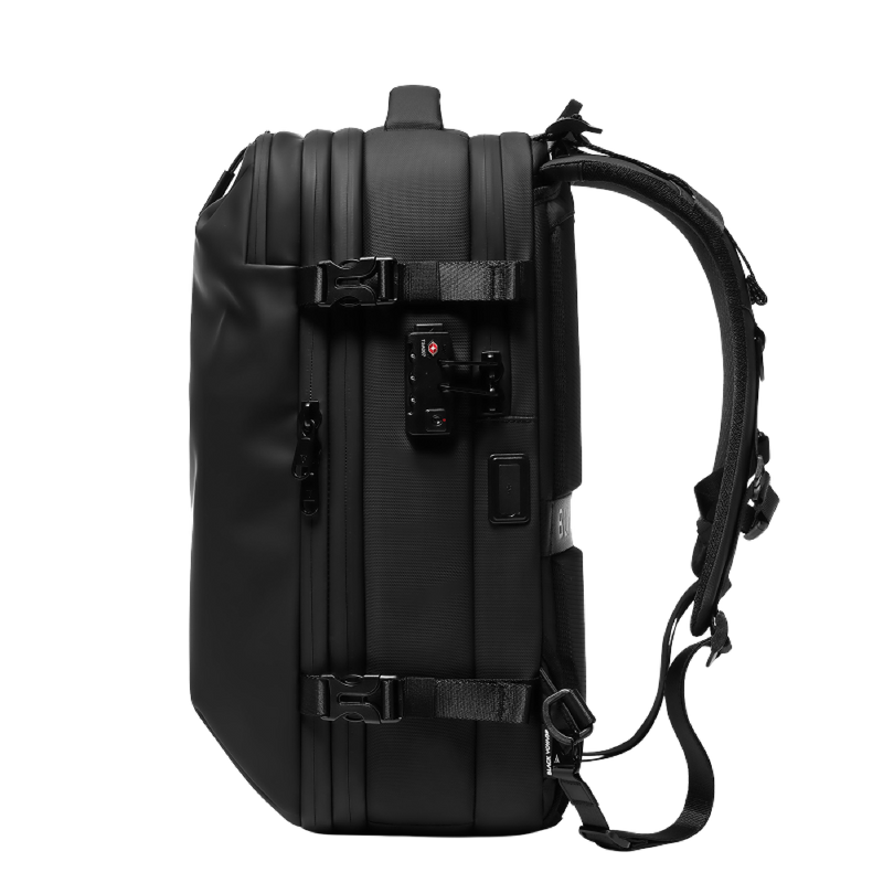 【新品】Virtual Trip backpac Black＆Black S Zephyr 60L Vacuum-Seal Air Compression Travel Backpack