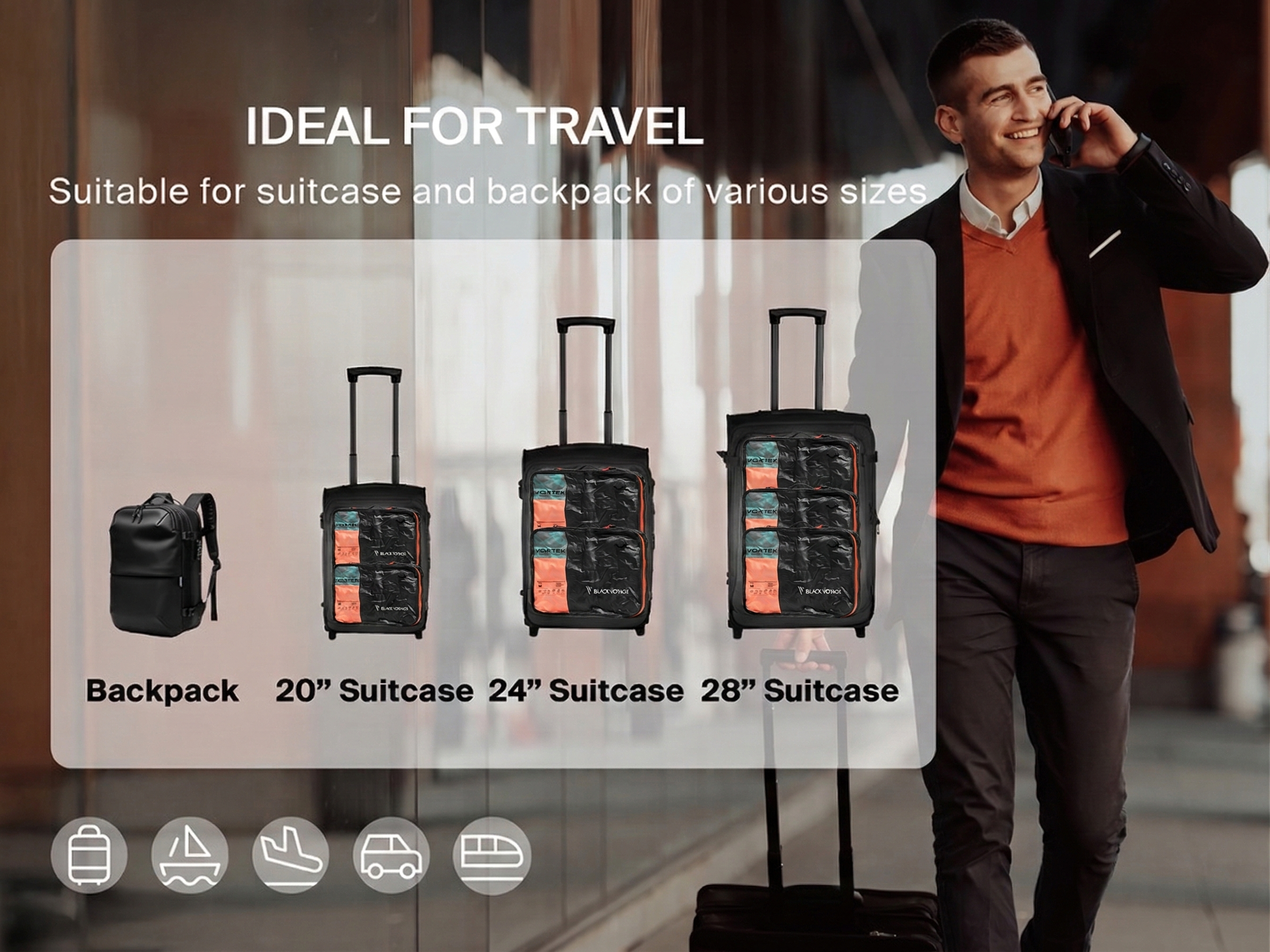 21L Vortex Seal Compression Travel Cube