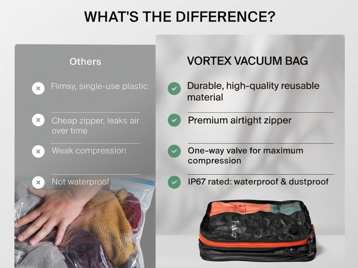 21L Vortex Seal Compression Travel Cube