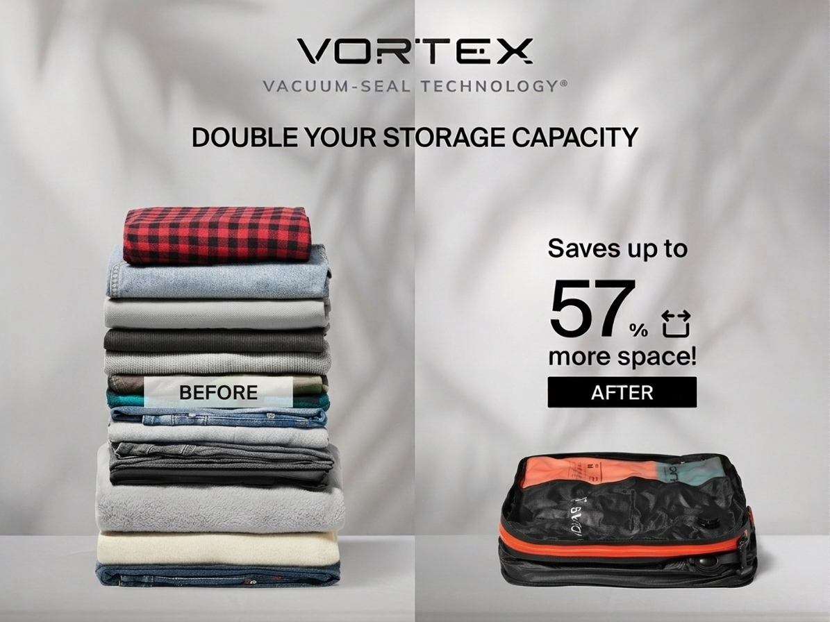 21L Vortex Seal Compression Travel Cube
