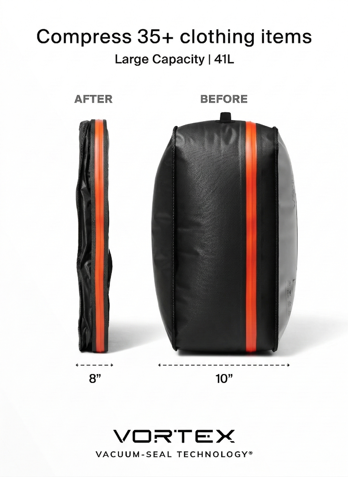 41L Vortex Seal Compression Travel Cube