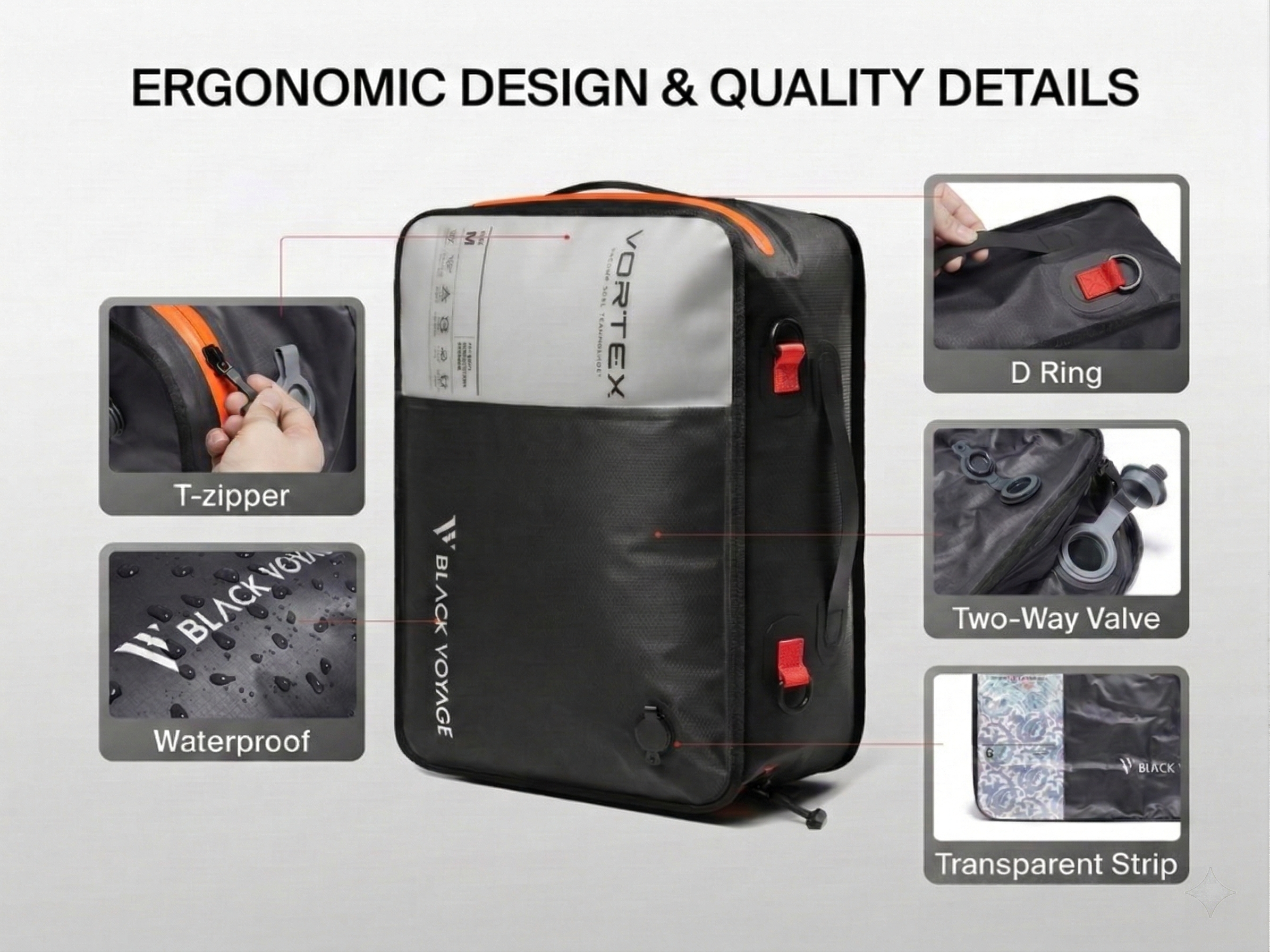 21L Vortex Seal Compression Travel Cube