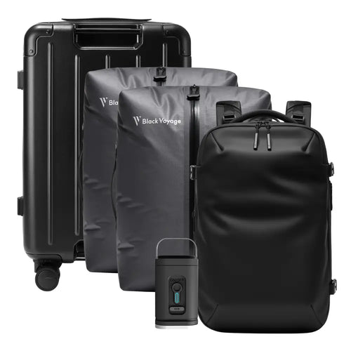 Ultimate Travel Bundle: Aero + Vortex Vacuum Pump + AirCabin 20" + Single Vacuum Chamber
